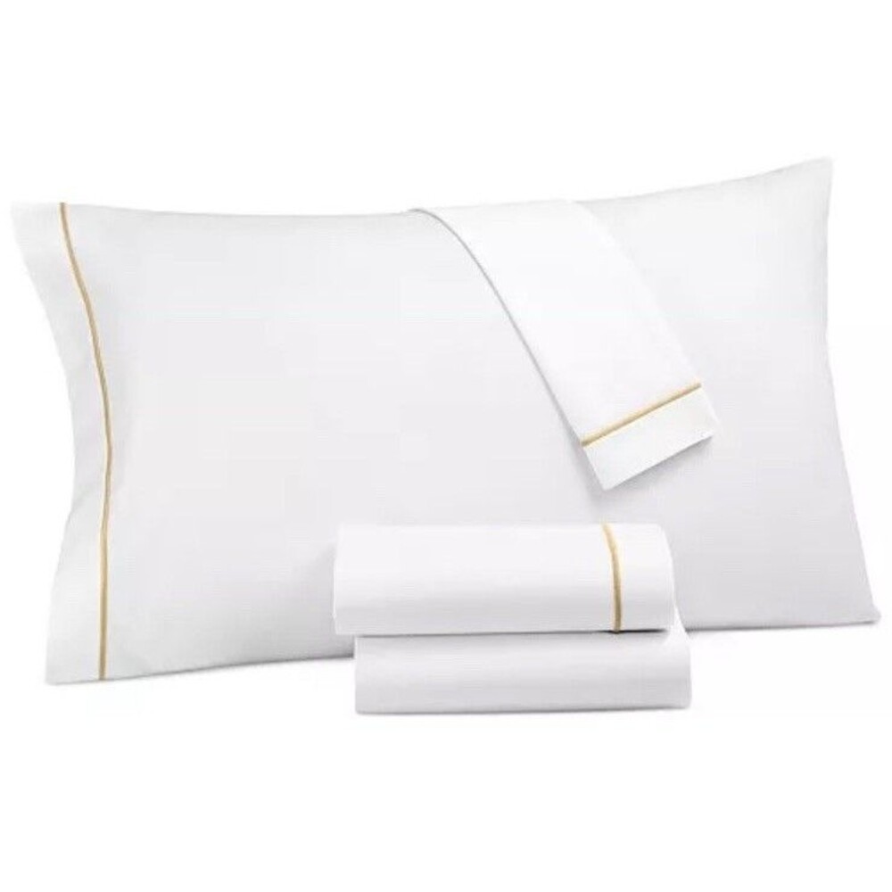 Hotel Collection Italian Percale CAL-KING Sheet Set $500